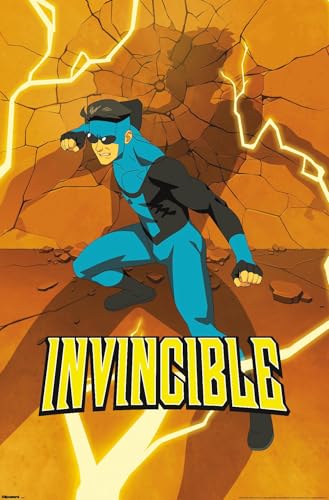 Invincible: Season 3 - Blue Suit Teaser One Sheet Wall Poster, 34L" x 22.4W", Premium Unframed Version