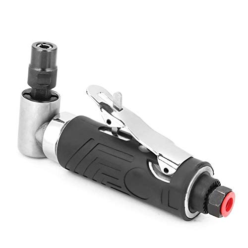 90 Degree Pneumatic Grinder, Ag-315 1/4Bsp Pneumatic 90 Degree Angle Die Grinder Polisher Air Grinding Tool Used For The Grinding And Trimming Of Various Die, Metal Product #TOP5
