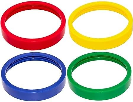 4PCS #MB1001 Multi Colored Comfort Lip Rings 250W Juicer Cup Ring Quality Durable New Replacement Parts For Magic Bullet Blender