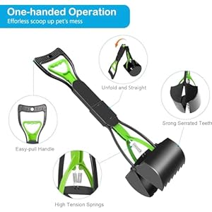 2 Peices Dog Poop Scooper Heavy Duty Cleanup for Pet Waste  Removal Tool for a Clean Yard Ideal for All Dog Sizes Effortless Cleanup Best Pet Waste Removal Blue+green  Cucciolini Doodles 2 peices dog poop scooper heavy duty cleanup for pet waste  removal tool for a clean yard ideal for all dog sizes effortless cleanup best pet waste removal  blue+green   cucciolini doodles