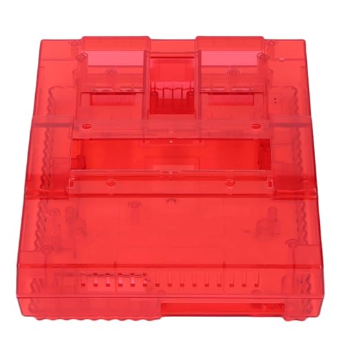 Shell di Sostituzione della Console con Chiave di Potenza e Ripristino - Caso Traslucido di Gioco Facile per linstallazione per Appassionati di Tecnologia e Giocatori Rosso traslucido