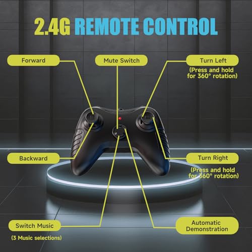 cxjoigxi Remote Control Fighting Robots Game Set of 2, RC Ejecting Battle Bots Toys with Light & Sound, Fun Electronic Battle Robots Toy, Christmas Birthday Gifts for Kids Boys Age 5 6 7 8 9 10