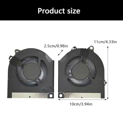 Ventilador de refrigeración CPU GPU para portátil G15 5530 DC12V 3