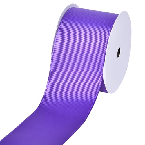 YAMA Purple Grosgrain Ribbon 2 Inch Continuous 10 Yards