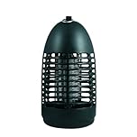 SIMON - Mata Moscas y Mosquitos Eléctrico, Lámpara Antimosquitos para Interior, Mata Moscas Electrónico, Ilumina y Mata Insectos Voladores, Cobertura de 30m², Luz LED Fluorescente de 13W, Color Negro