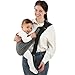 Baby Carrier Sling Wrap-Baby Sling-Soft Adjustable Ring Sling for Mom&Dad Support Babies Under 7-36month (Black)