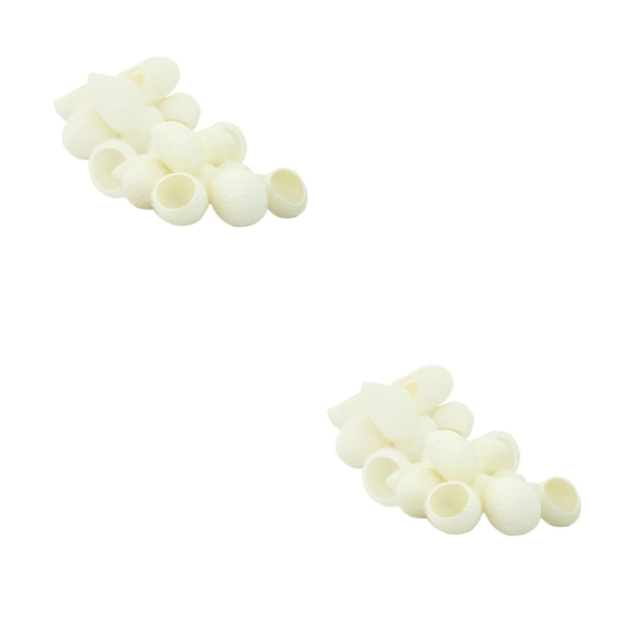 PLAFOPE 2 Set Di Strumenti Esfolianti Per Il Lavaggio Del Viso in Seta Naturale Per Una Pelle Liscia 200 Pezzi * 2