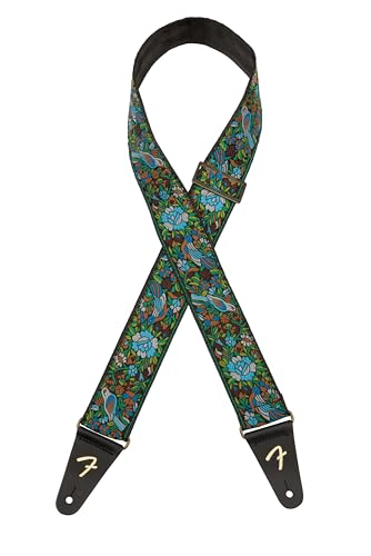 Fender tF_[ Mosaic Jacquard Strap Green M^[Xgbv