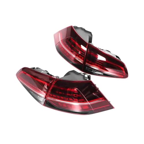 TNTVLMVUZ Feu D'avertissement Freinage pour pour Golf MK7/7.5 pour 2013-2020 YAB-GEF-2035 Feux Arrière Voiture Feux Arrière Dynamiques Assemblage Accessoires Voiture Feux Arrières