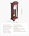 VEVOR Grandfather Vintage Wall Clock, 26.7 in Wooden Wall Clock with Pendulum Pine Wood & MDF Wall Clocks with Quartz Movement Quiet for Living Room Bedroom Home Decor Gift