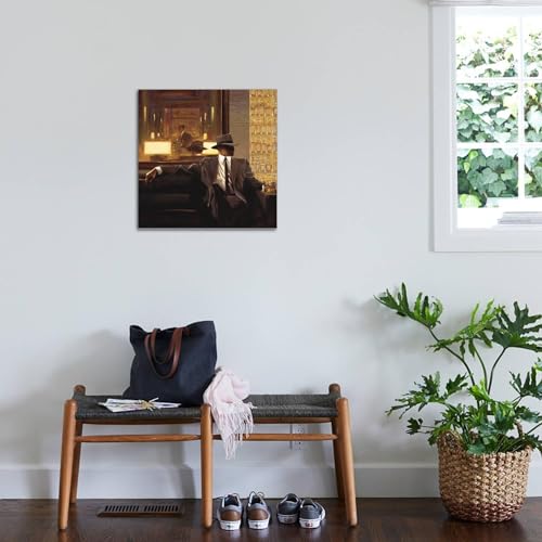 ART.COM Stretched Canvas Print Amber Glow 1 by Brent Lynch, 24" x 24" by ART.COM - Image 3