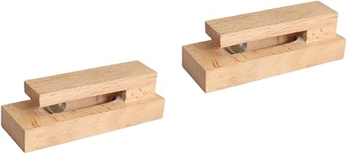 Alipis 2 ganchos de madera maciza para toallas, ganchos para adornos de pared, ganchos autoadhesivos para toallas, toallas de baño, bar, perchas