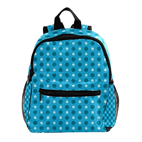 Sac à dos pour enfants compact à pois bleus fini les affaires perdues en voyage