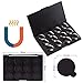 Allwon Empty Magnetic Eyeshadow Makeup Palette with 12Pcs 26mm Round Metal Pans