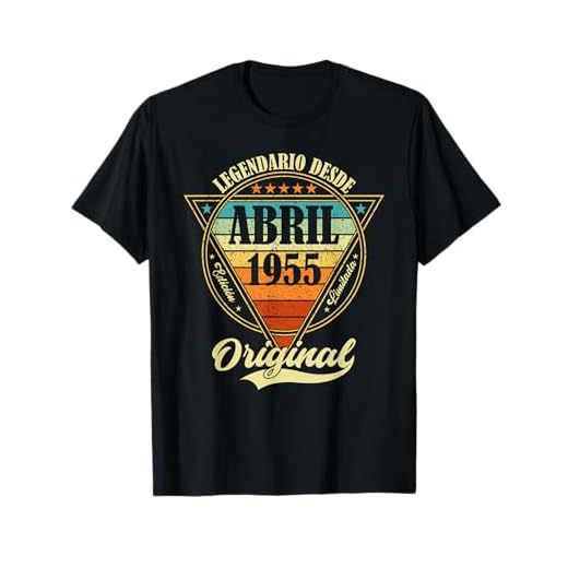 69 cumpleaños Nacido en Abril de 1955 Vintage 69 años Camiseta