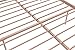 Novogratz Nicole Modern Metal Platform Bed with Tall Vertical Slat Headboard, Underbed Space for Storage, No Box Spring Needed, Queen, Millennial Pink