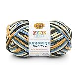 Lion Brand Yarn, Cover Story Favorite Blanket Yarn for Knitting and Crochet, 223 Yards, Sandstorm, 1 Pack