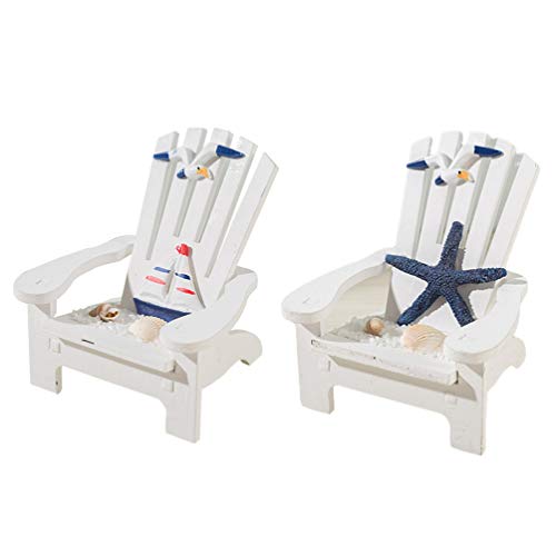 Chaises de plage miniatures maison de poupée souvenirs d'enfance