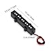 QANYEGN 2Pcs Bass Guitar Pickup, 5 String Jazz Bass Neck and Bridge Pickups, Vintage Style Pickup Set for DIY Musicians and Luthiers