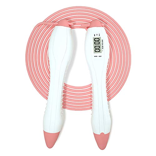 DECDEAL Pular corda com contador inteligente Crianças Adultos Pular corda com calorias Quilômetros M