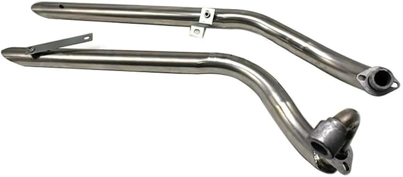 Motorbike Exhaust Pipe Muffler Motorcycle Accessories Exhaust Dual Tailpipe Muffler Kits For Dragstar 650 400 For V-STAR 400/650