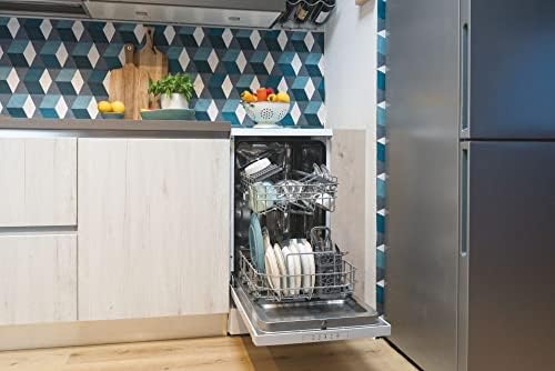Candy CDPH2L1049B Freestanding Slimline Dishwasher, 10 Place Settings, 45 cm Wide, 5 Programmes, Black