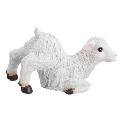 Ornement de mouton en résine Rengue idée cadeau design délicat