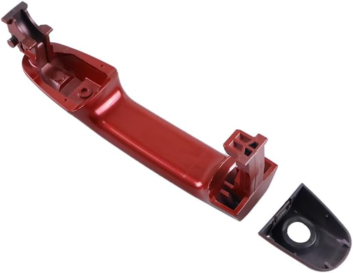 Red Painted 1 Lot 4 Door Oute Handle Exterior Handle Compatible with Toyota Camry 2012-2017