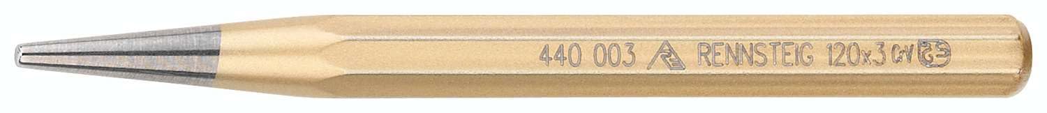 Rennsteig 440 003 0 Taper Punch, Gold, 120 x 10 x 3 mm