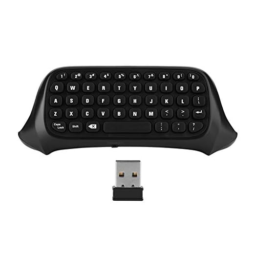 Mini trådlös styrenhet tangentbord för Xbox One, 2,4 G trådlös speltangentbord 10 m dataöverföring
