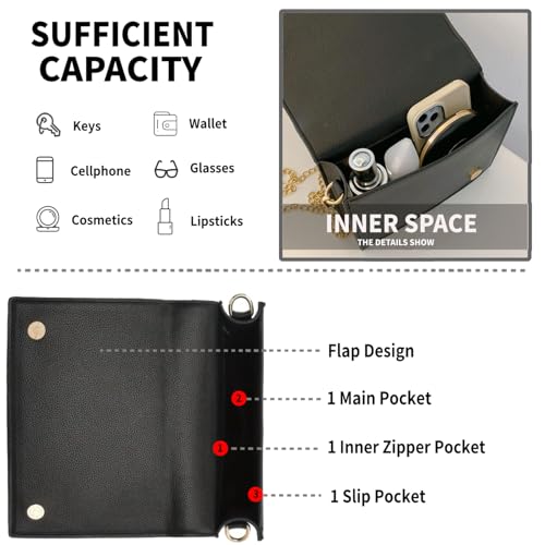 Small Crossbody Purses for Women Trendy Halloween Novelty Shoulder Handbags Gothic Magic Book Purses4