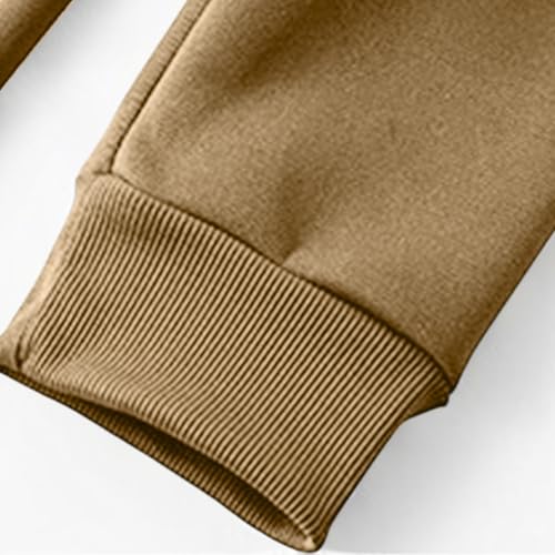 Ymosrh Men's Sweatshirts Hoodies, Long Sleeve Zip Up Cargo Hoodie Tactical Pullover Sweatshirts with Pockets, M-3XL4