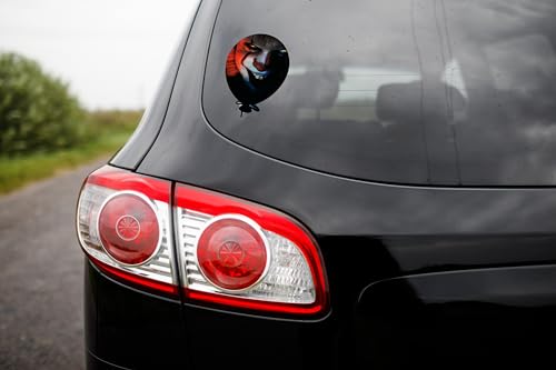 Image of Elektroplate Pennywise Balloon It Movie Dynamic Car Decal 4.5 inch | Officially Licensed, Weatherproof Automotive Grade Horror Movie Vinyl Sticker for Water Bottle, Laptop & More