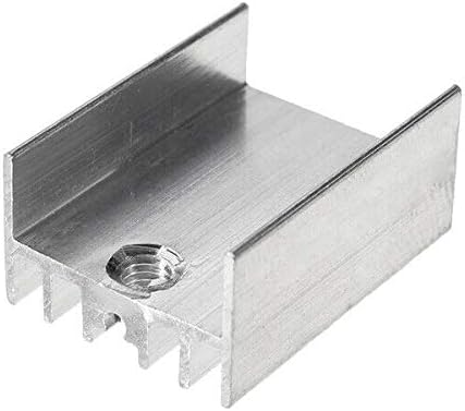 Electronic Components 100pcs Aluminum Heat Sink Heat Sink for TO-220 L780xCV Three Terminal Positive V