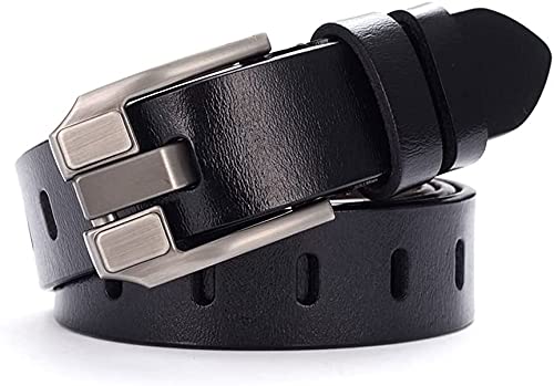 Mujeres suaves PU Cinturón de cuero Hollow Out Metal Pin Hebilla Cinturón Pantalones vaqueros para las mujeres Cinturones de moda Cinturón de moda Mujeres para vestido Jeans Pantalones cortos de