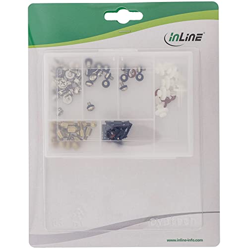 InLine 77789 °C PC SCREW SET FOR 96 PC Mount, Silver/Metallic - Image 2