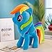 Hanyyj Juguetes De Peluche My Little Pony Relleno Twilight Sparkle Rainbow Dash Applejack Rareza Fluttershy Pinkie Pie Muñeco De Peluche Suave 30Cm