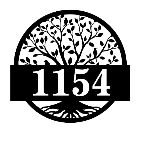 Customized Metal Address Plaques For House Mailbox Number,Personalized Address Signs Forhotel, Office, Garden Decorative Wall Plaque #TOP5