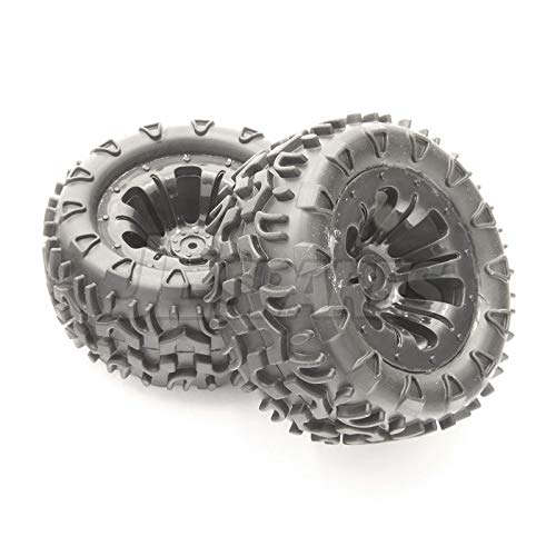 FTX Carnage Mounted Wheel/Tyre Complete Pair - Black