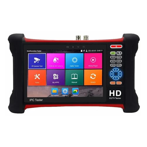 Probador de cámaras CCTV H.265 monitor de prueba IP AHD TVI CVI SDI X7-ADHS