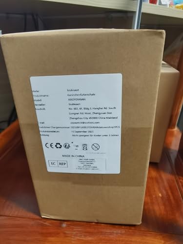 304 Edelstahl Automatischer Futterspender für Käfig Haustiere Schwerkraft-Futterstation für Kaninchen,Vögel, Chinchilla Katzen, Frettchen und andere Kleintiere (L-1PCS)