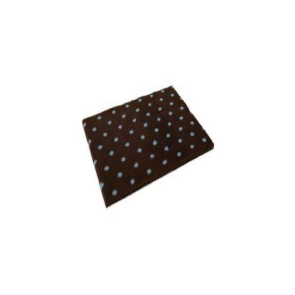 Tapis à pois antidérapant marron doté d'une adhérence maximale au sol