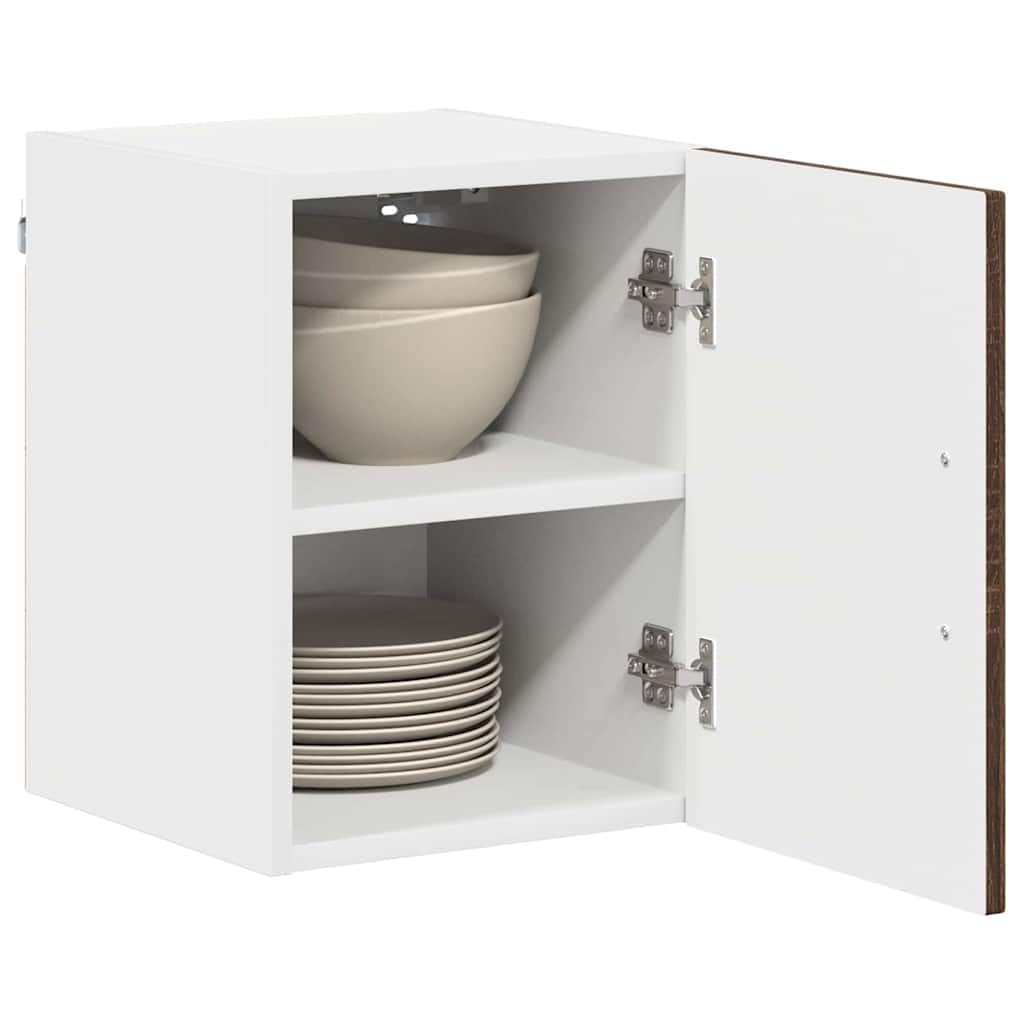 Küchenschrank Kalmar 2 Stück Braun Eichen-Optik 30 x 31 x 40 cm Aufbewahrungsschrank Küchenzubehör für Moderne Küchen mit großem Stauraum