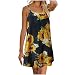 Donne Senza Maniche Solido O - Collo Slim Fit Backless Summer Party Abito Casuale Abito Eleganti da Lunghi Manica Tre Quarti