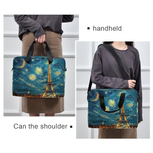 Bolso Maletín para Laptop 13-15.6 Pulgadas ALAZA Van Gogh miniatura 2