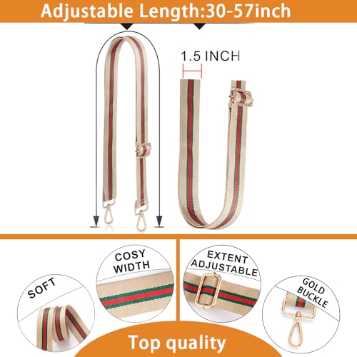 Image of S-Jacorry Purse Strap Replacement Crossbody Wide Shoulder Strap Adjustable Canvas Straps Handbag Strap Replacement Belts