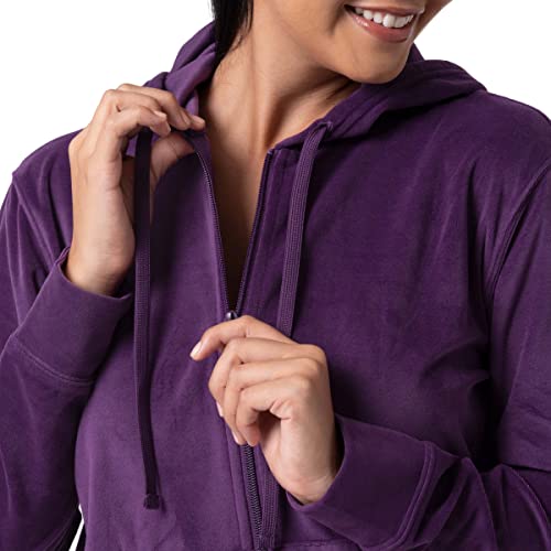 Wright's womens Velour Tracksuit 2 Piece Zip Up Hoodie and Jogger3