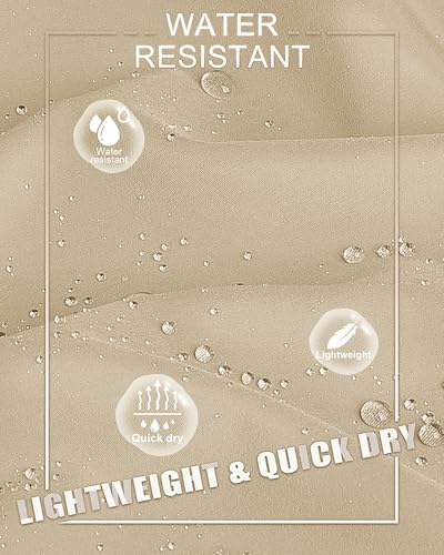 33,000ft Men's Golf Pants with 5 Pockets Classic-Fit Stretch Quick Dry Lightweight UPF 50+ Hiking Pants3