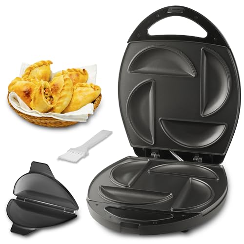 FineMade Electric Empanada Maker Machine with Press Mold,Large Dumpling Maker Press,Pierogi Maker