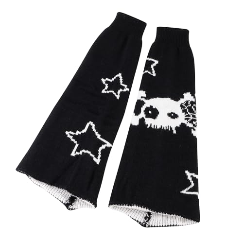 Image of CHIC DIARY Y2K Leg Warmers for Girls Women Kawaii Legs Warmer Harujuku Lolita Accessories Gothic Long Sock Ankle Warmers